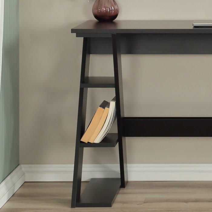 Hanah Home Lungo - Escritorio de estudio Negro